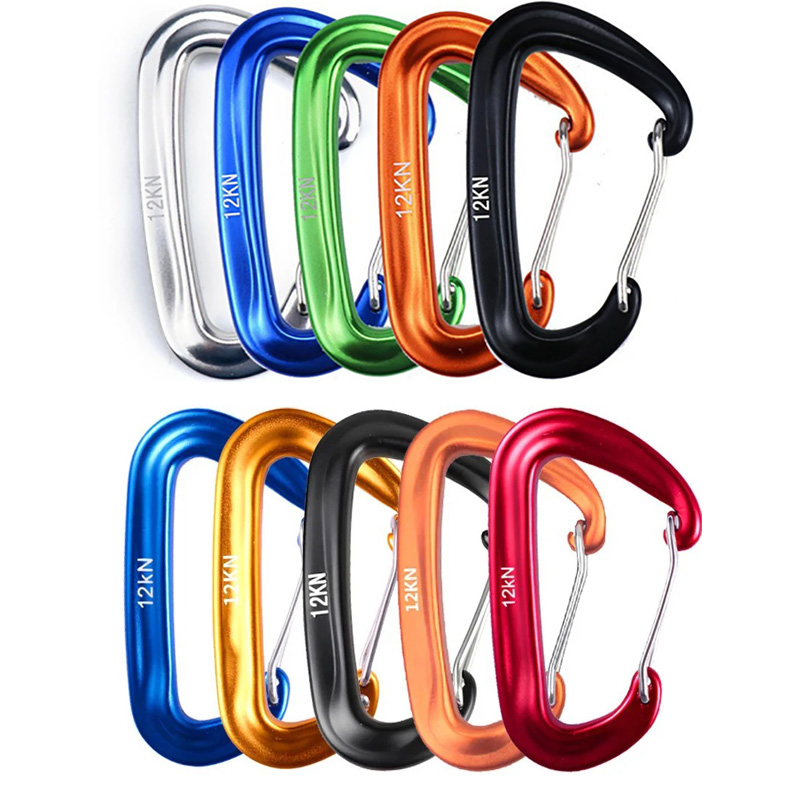 Carabiners Aluminum 12Kn Heavy Duty - Mosquetón de Aluminio de Alta Resistencia