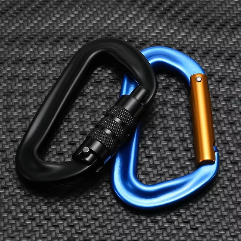 Carabiners Aluminum 12Kn Heavy Duty - Mosquetón de aleación de aluminio con
