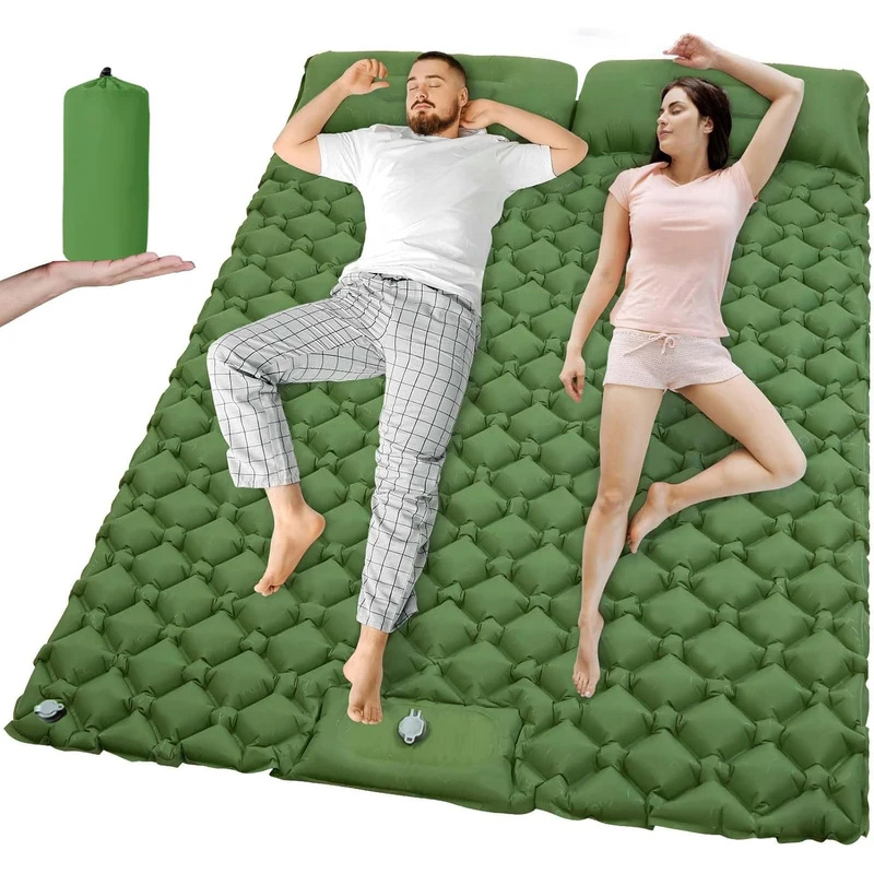 Camping Air Mattress Built In Pump - Colchón de Aire Doble para Acampar