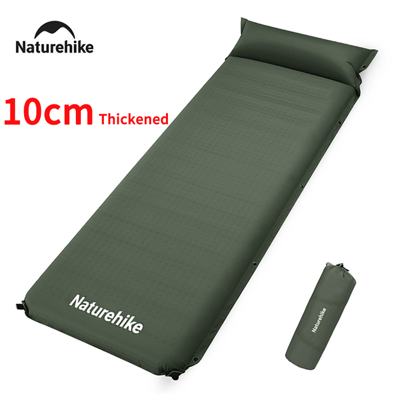 Camping Air Mattress Built In Pump - Naturehike-colchón autoinflable para acampar, cama doble