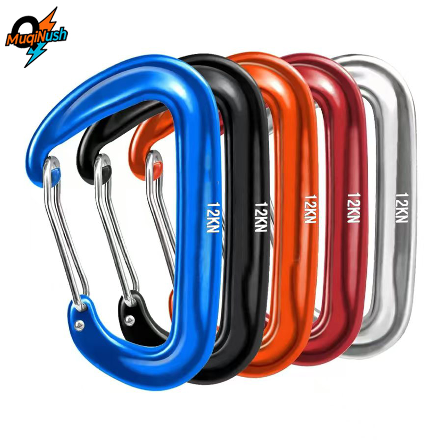 Carabiners Aluminum 12Kn Heavy Duty - MuqiNush - Mosquetón de escalada en