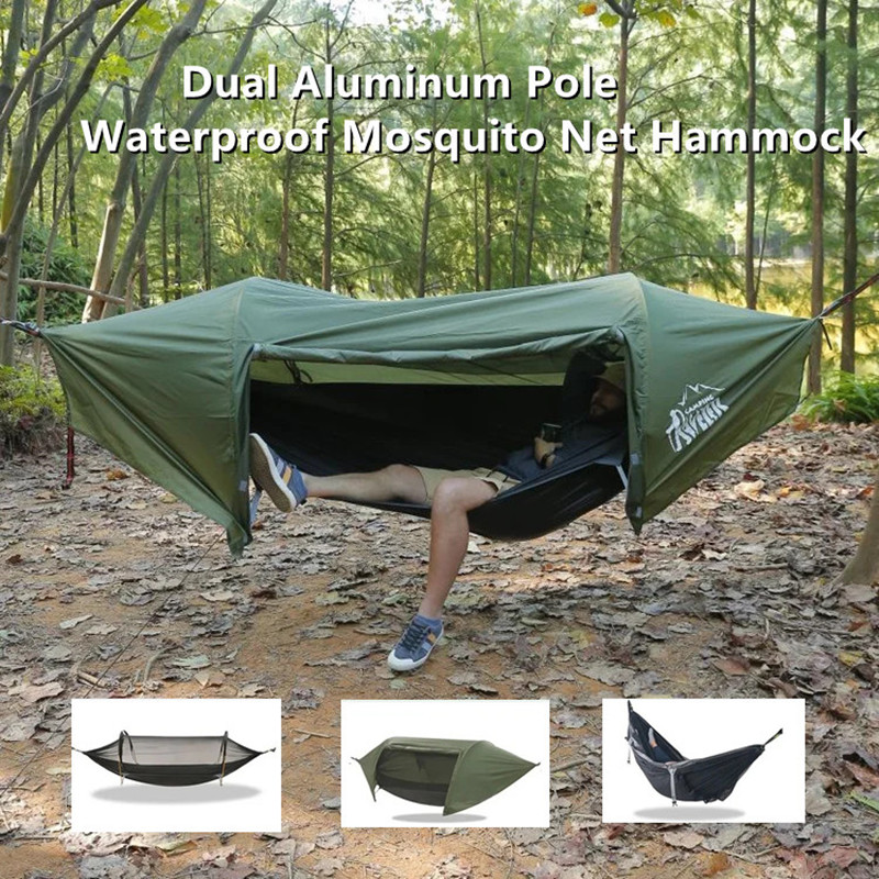Camping Hammock With Mosquito Net Rainfly - Hamaca con Mosquitero 3 en 1