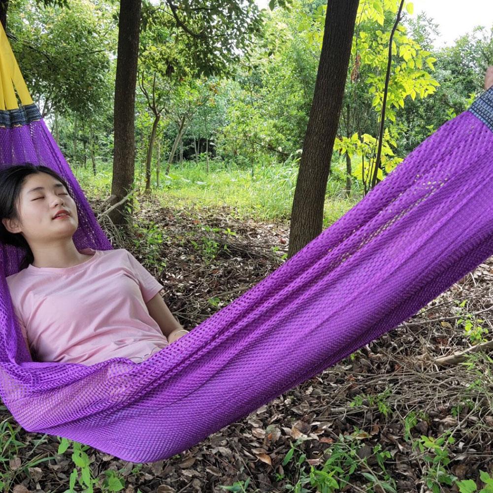 Double Hammock Portable Parachute Nylon - Hamaca portátil de nailon para acampar