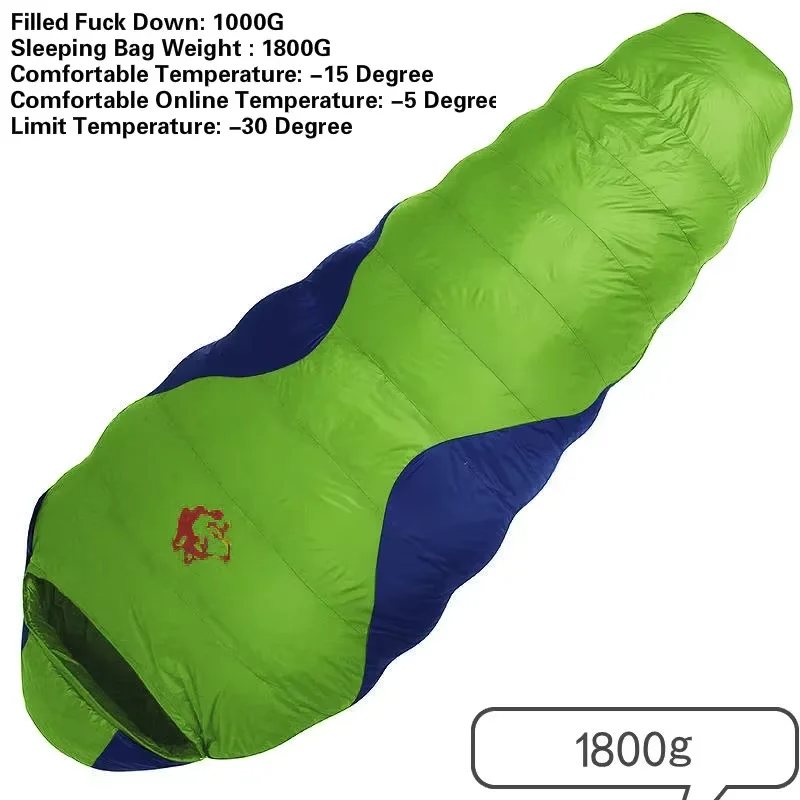 Sleeping Bag 4 Season Down Winter - Jungle King más nuevo 4 estaciones