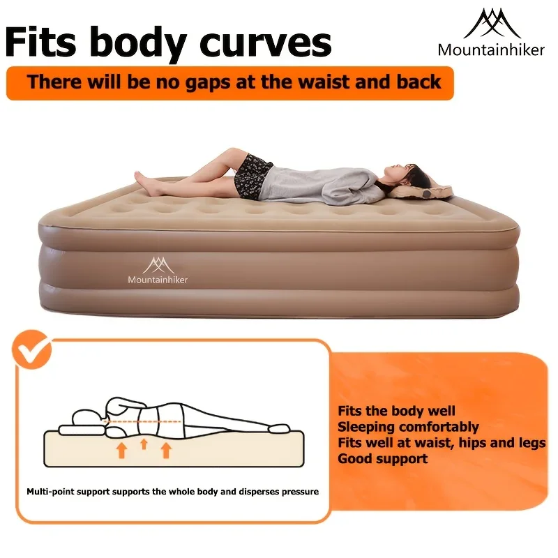 Colchón inflable automático Mo - Camping Air Mattress Built In Pump reseña y precio