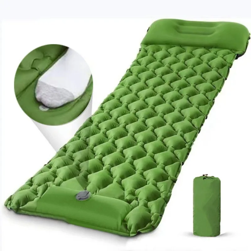 Colchoneta inflable para acamp - Inflatable Camping Sleeping Pad Pillow reseña y precio