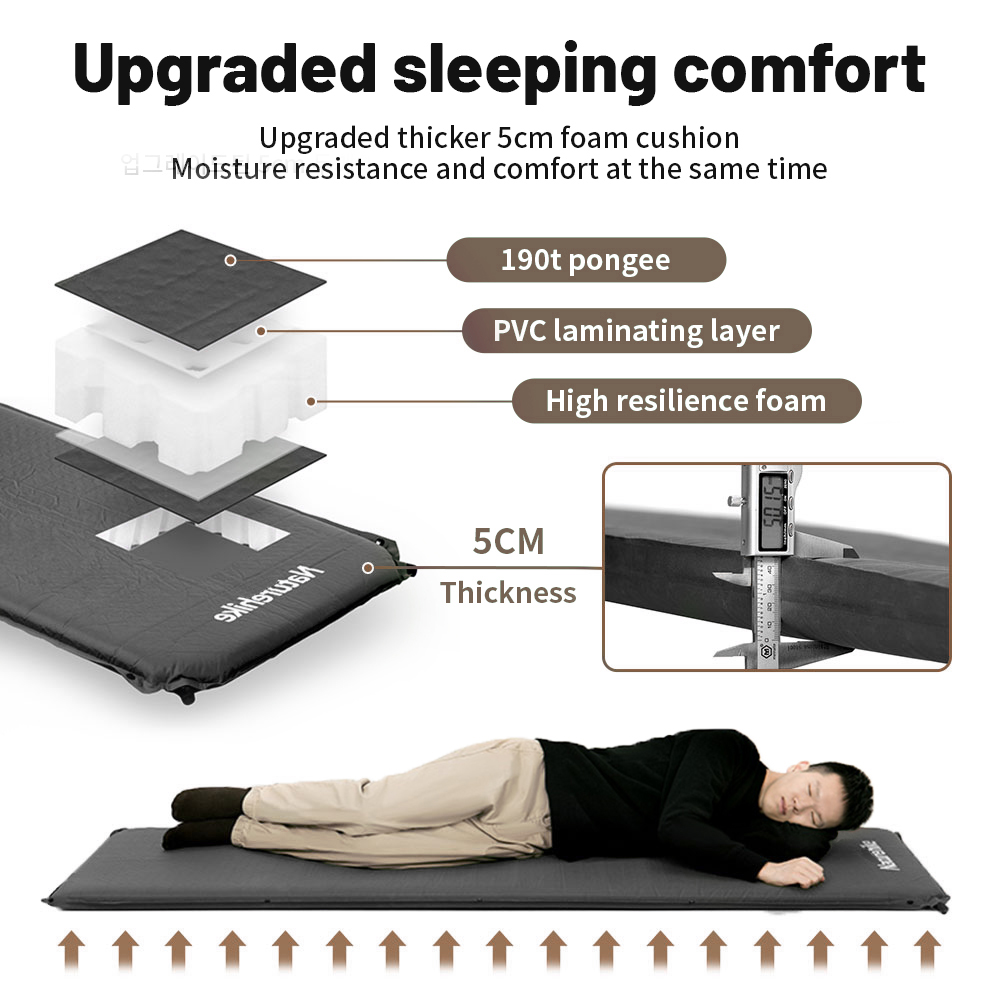 Colchón autoinflable Naturehik - Camping Air Mattress Built In Pump reseña y precio