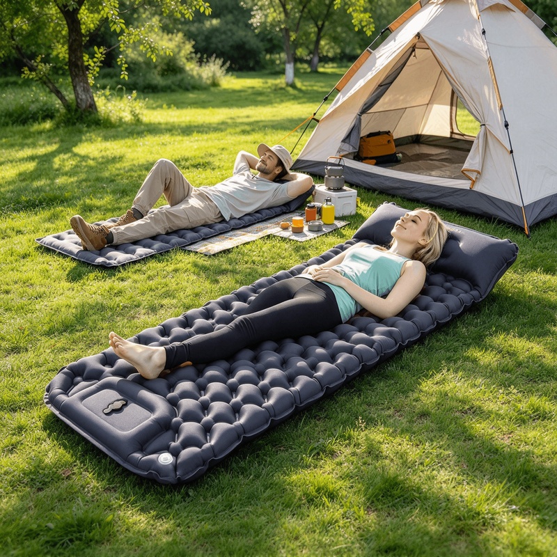 Colchoneta inflable para acamp - Camping Air Mattress Built In Pump reseña y precio