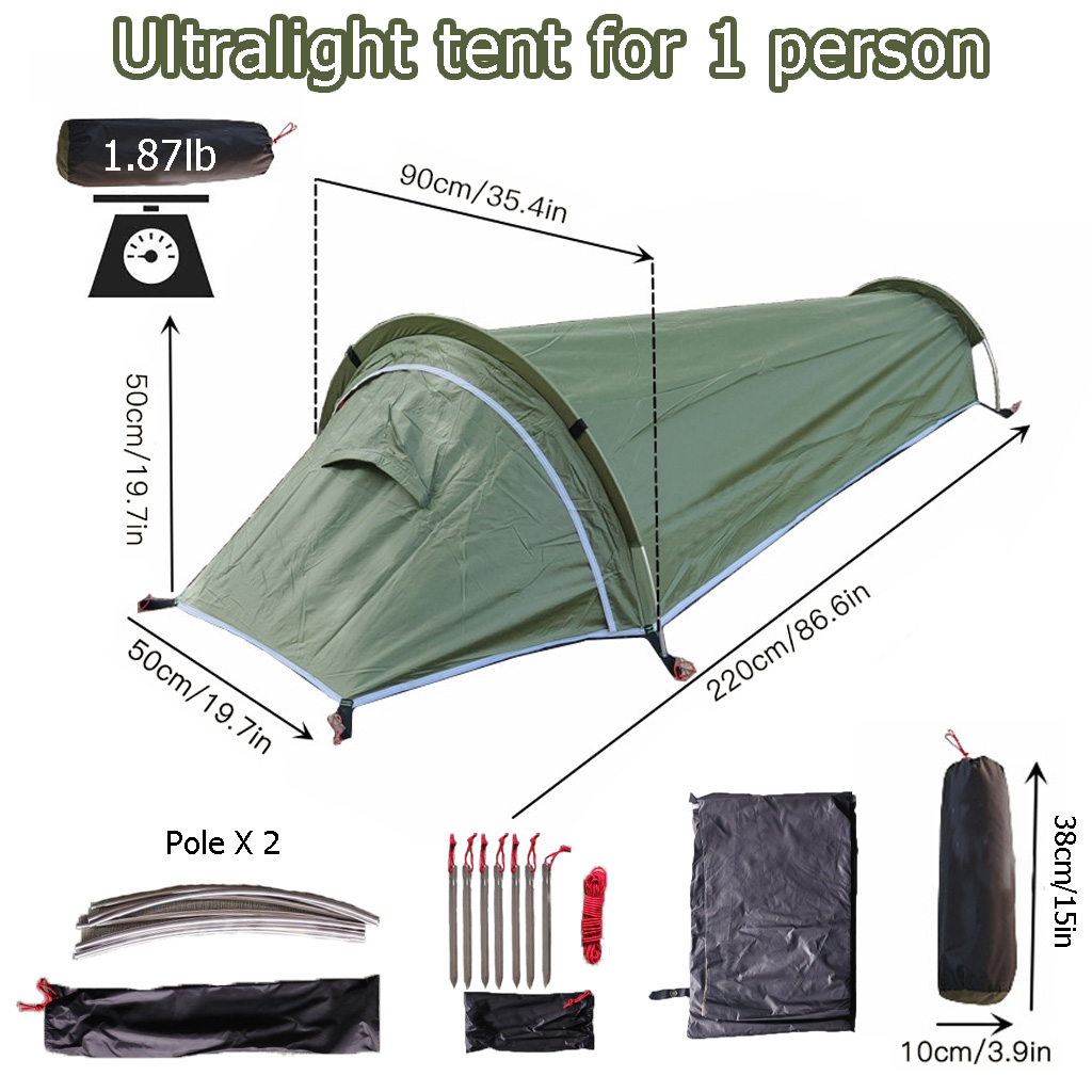 Envío Gratis - Tienda de Campa - Ultralight Bivy Tent 1 Person Waterproof reseña y precio