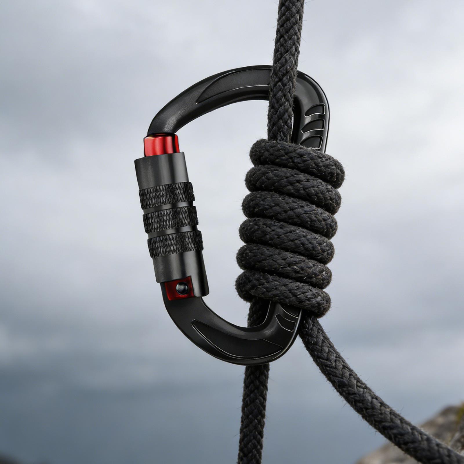 Mosquetón de seguridad de 12KN - Carabiners Aluminum 12Kn Heavy Duty reseña y precio