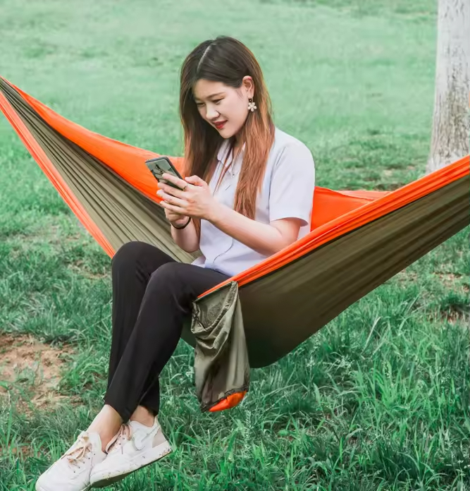 Hamaca de Tela de Paracaídas P - Double Hammock Portable Parachute Nylon reseña y precio