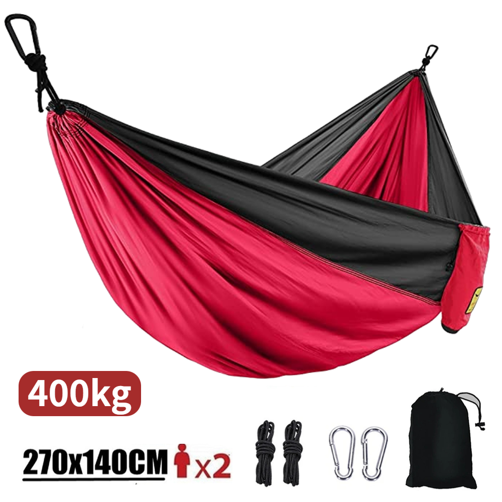 Hamacas portátiles de 270x140c - Double Hammock Portable Parachute Nylon reseña y precio