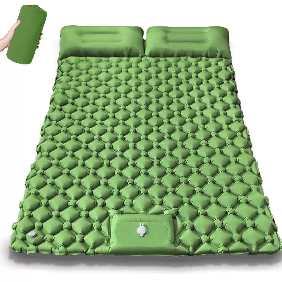 Colchoneta Inflable para Campi - Inflatable Camping Sleeping Pad Pillow reseña y precio