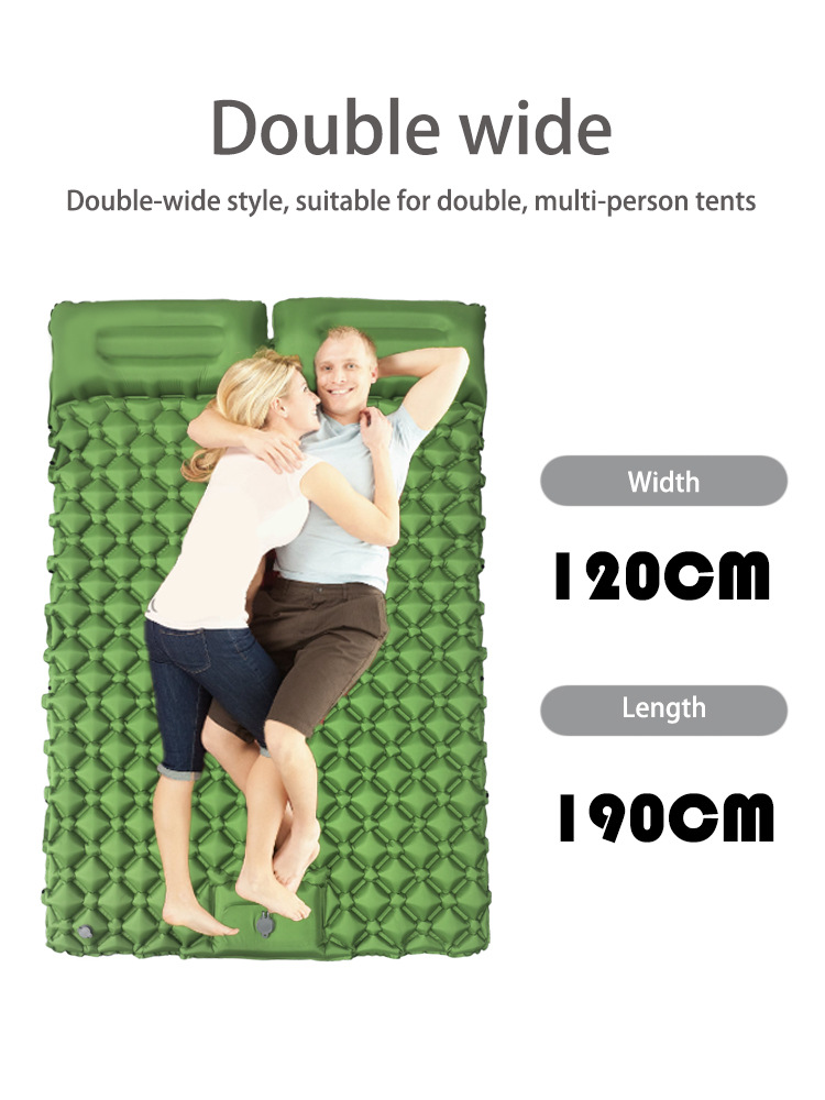 Colchoneta Inflable para Campi - Inflatable Camping Sleeping Pad Pillow reseña y precio
