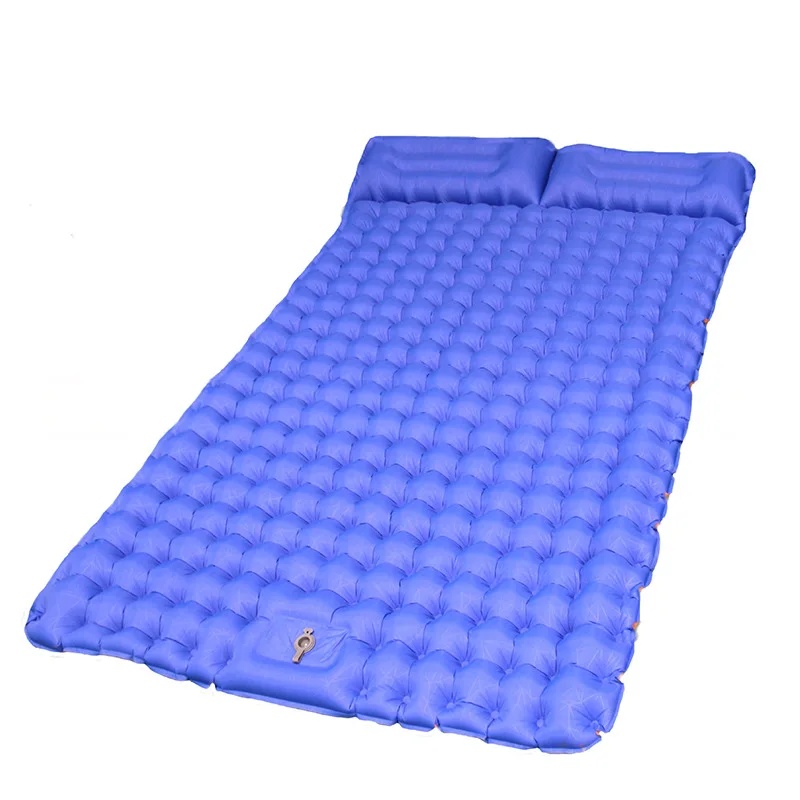 Colchón inflable doble para ac - Inflatable Camping Sleeping Pad Pillow reseña y precio