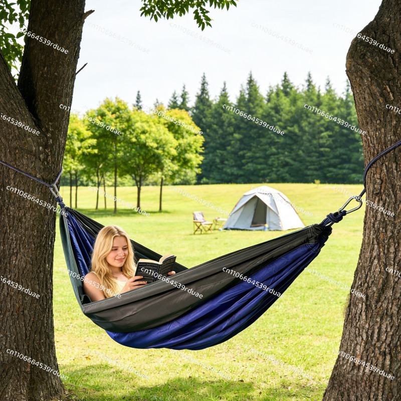 Hamaca de tela de paracaídas d - Double Hammock Portable Parachute Nylon reseña y precio