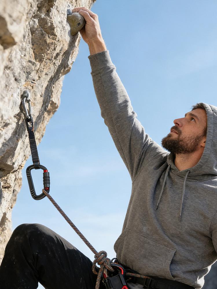 Clip de mosquetón de aleación  - Carabiners Aluminum 12Kn Heavy Duty reseña y precio