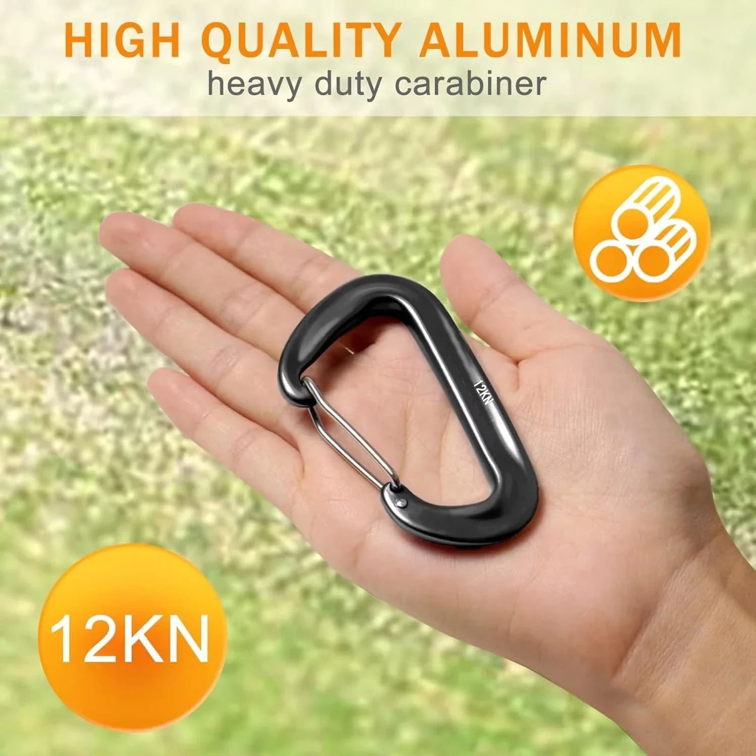 Mosquetón SSUNTAK de Aleación  - Carabiners Aluminum 12Kn Heavy Duty reseña y precio