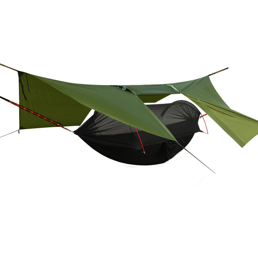 Hamaca Doble para Acampar al A - Double Hammock Portable Parachute Nylon reseña y precio