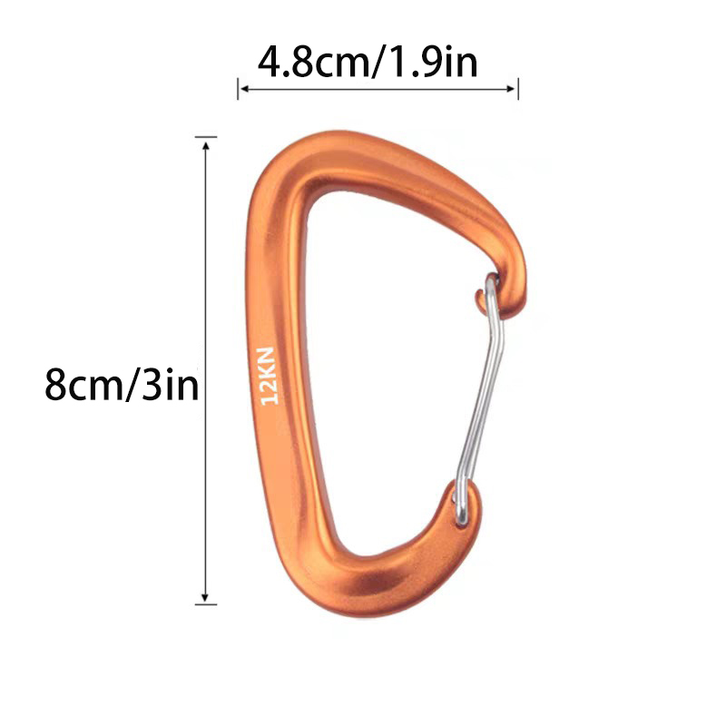 MuqiNush - Mosquetón de escala - Carabiners Aluminum 12Kn Heavy Duty reseña y precio