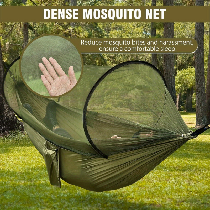 Hamaca para acampar 2 en 1 con - Camping Hammock With Mosquito Net Rainfly reseña y precio