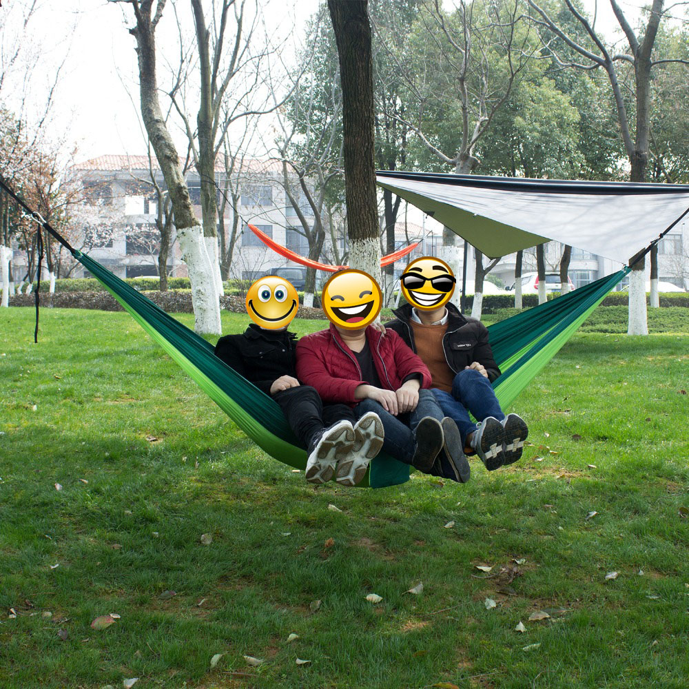 Hamaca portátil de nailon para - Double Hammock Portable Parachute Nylon reseña y precio