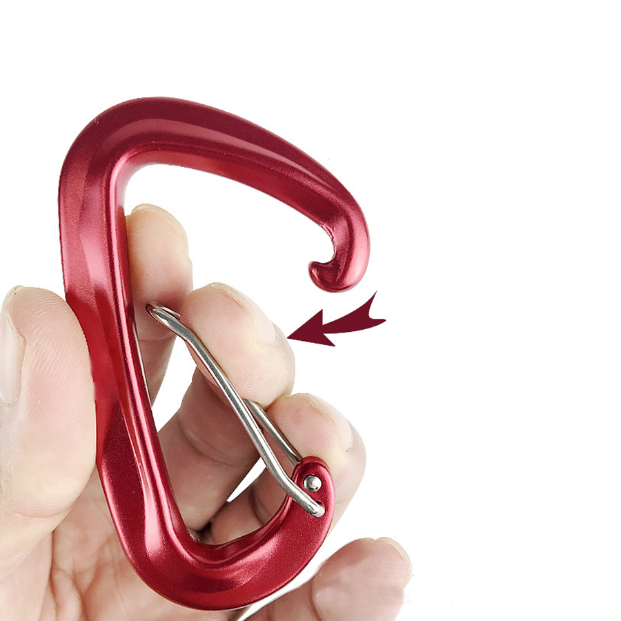 Mosquetón, clips de mosquetón  - Carabiners Aluminum 12Kn Heavy Duty reseña y precio