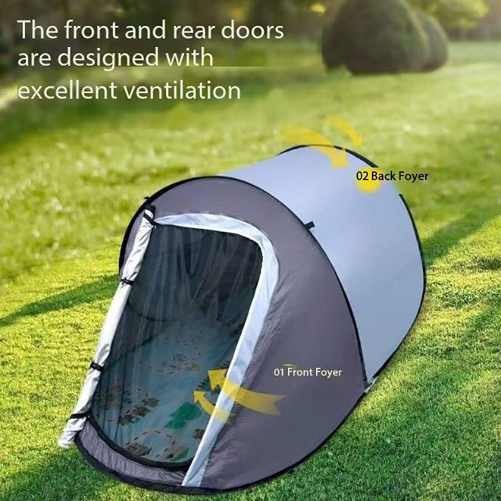Tienda de campaña abierta auto - Camping Hammock With Mosquito Net Rainfly reseña y precio