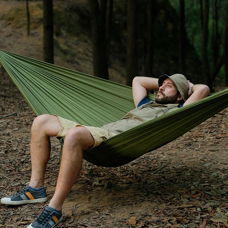 Hamaca Portátil de Nailon para - Double Hammock Portable Parachute Nylon reseña y precio
