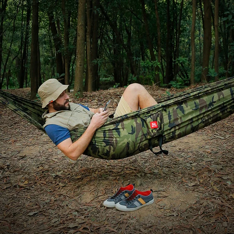 Hamaca Portátil de Nailon para - Double Hammock Portable Parachute Nylon reseña y precio