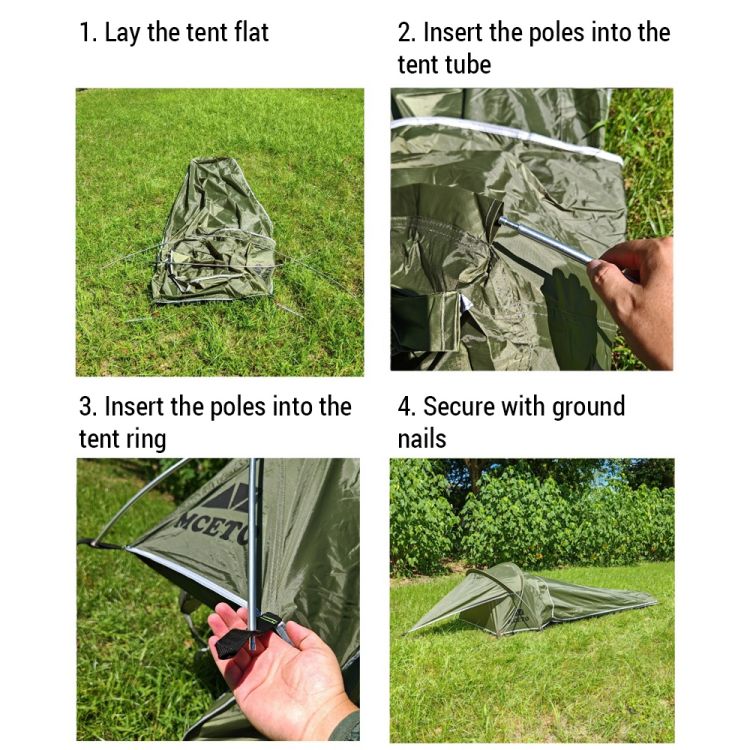 Tienda de campaña ultraligera  - Ultralight Bivy Tent 1 Person Waterproof reseña y precio