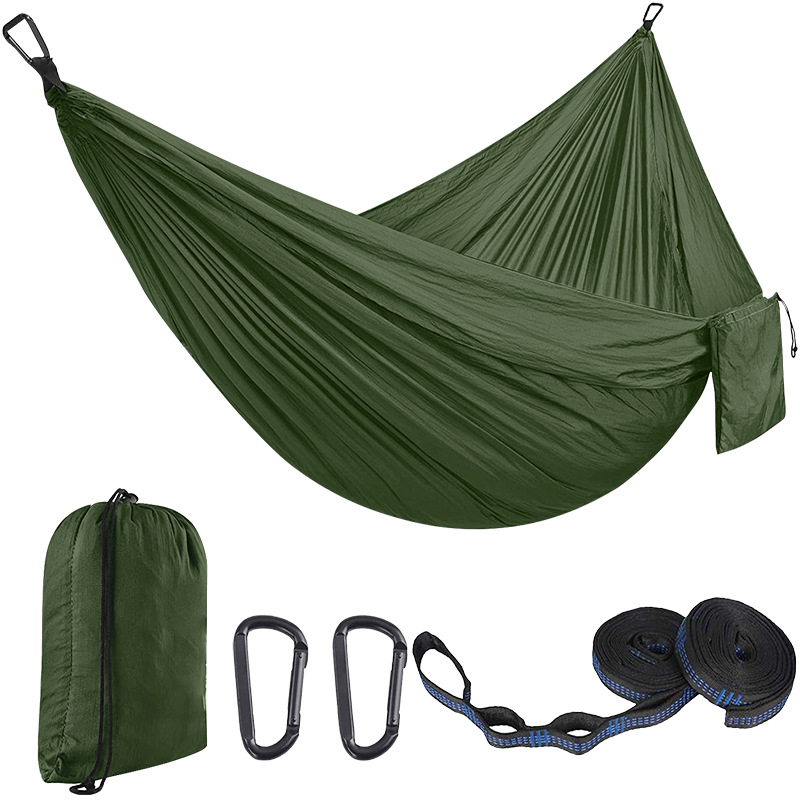 Hamaca Colgante Individual/Dob - Double Hammock Portable Parachute Nylon reseña y precio