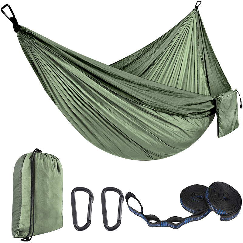Hamaca Colgante Individual/Dob - Double Hammock Portable Parachute Nylon reseña y precio