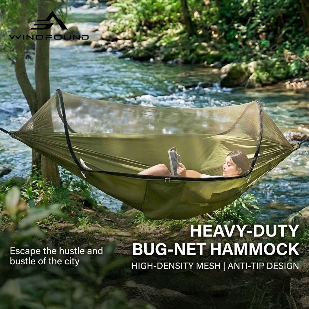 Hamaca Ultraligera para Acampa - Double Hammock Portable Parachute Nylon reseña y precio