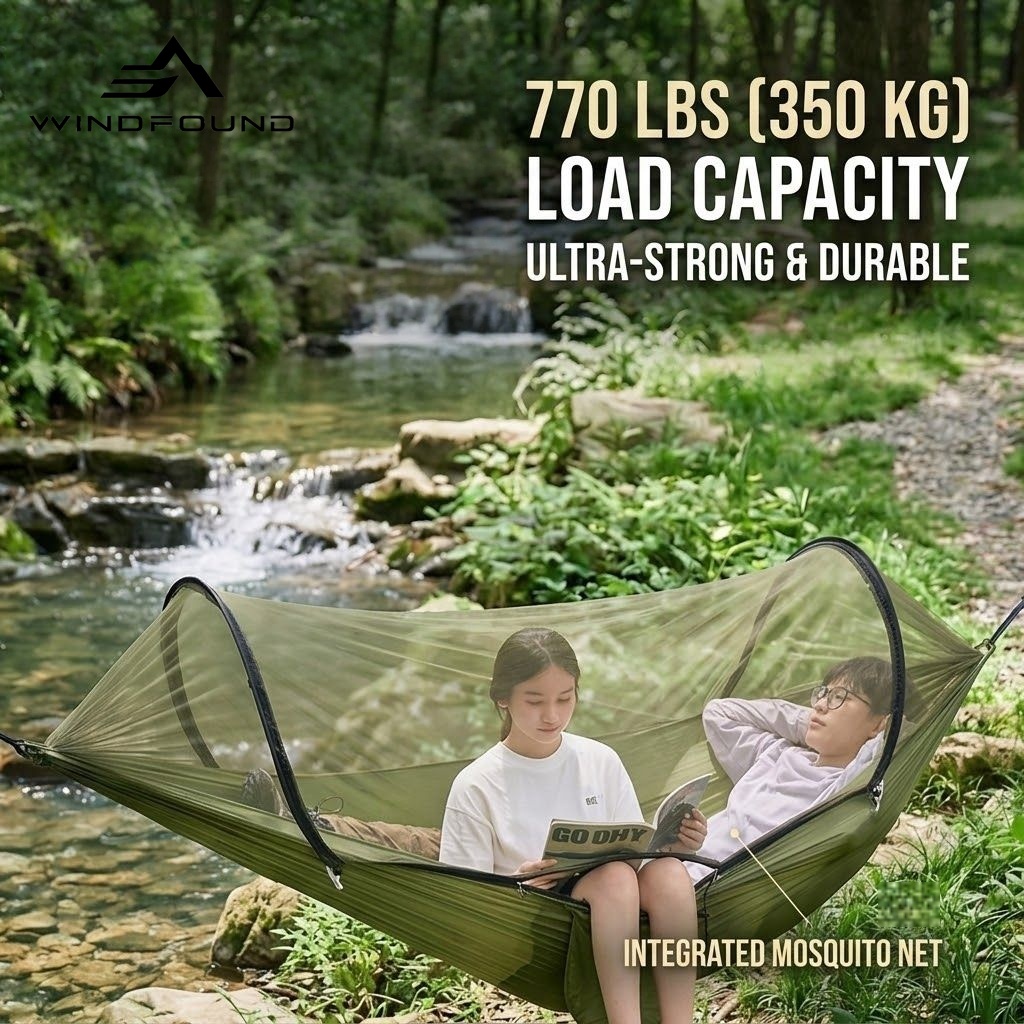 Hamaca Ultraligera para Acampa - Double Hammock Portable Parachute Nylon reseña y precio