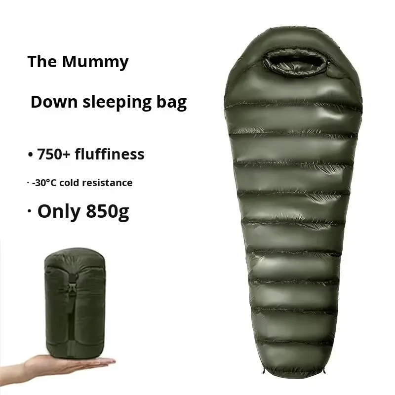 Saco de Dormir Tipo Momia Ultr - Sleeping Bag 4 Season Down Winter reseña y precio