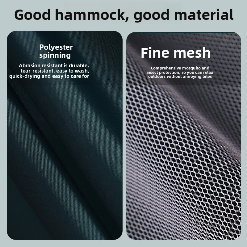 Hamaca portátil de doble color - Double Hammock Portable Parachute Nylon reseña y precio