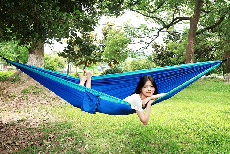 Hamaca portátil 2022 para dos  - Double Hammock Portable Parachute Nylon reseña y precio
