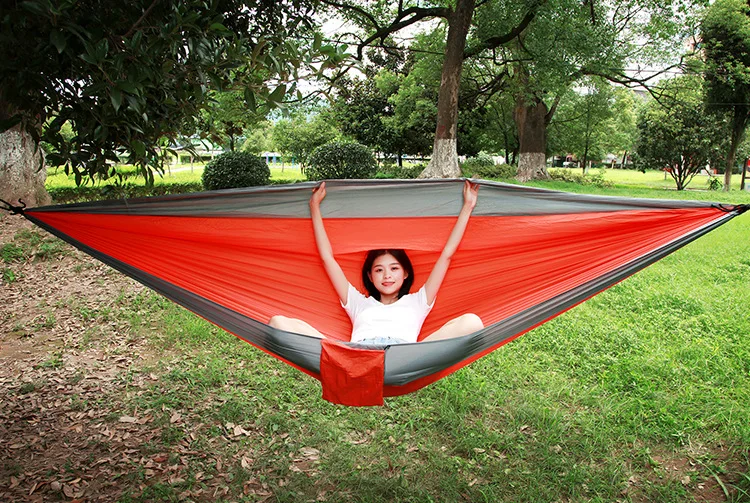 Hamaca portátil 2022 para dos  - Double Hammock Portable Parachute Nylon reseña y precio