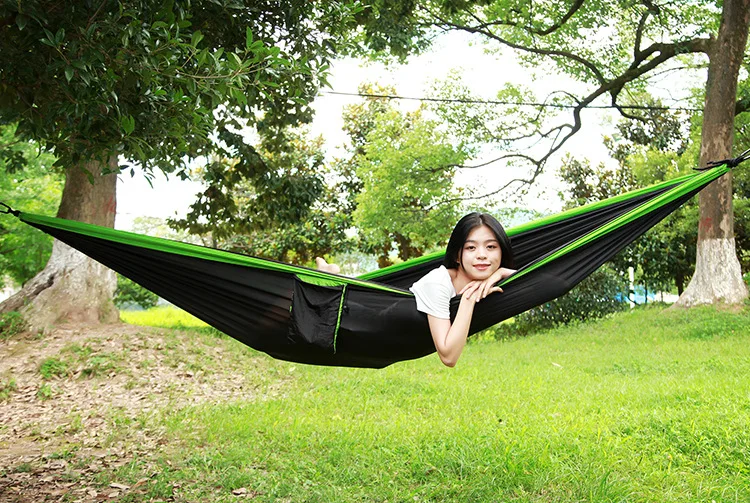 Hamaca portátil 2022 para dos  - Double Hammock Portable Parachute Nylon reseña y precio