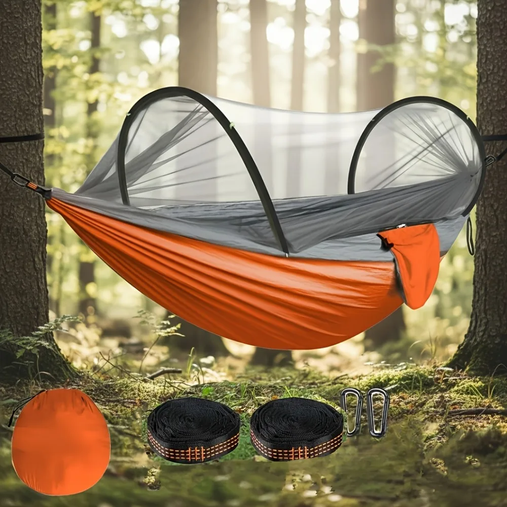 Hamaca de camping portátil, in - Double Hammock Portable Parachute Nylon reseña y precio