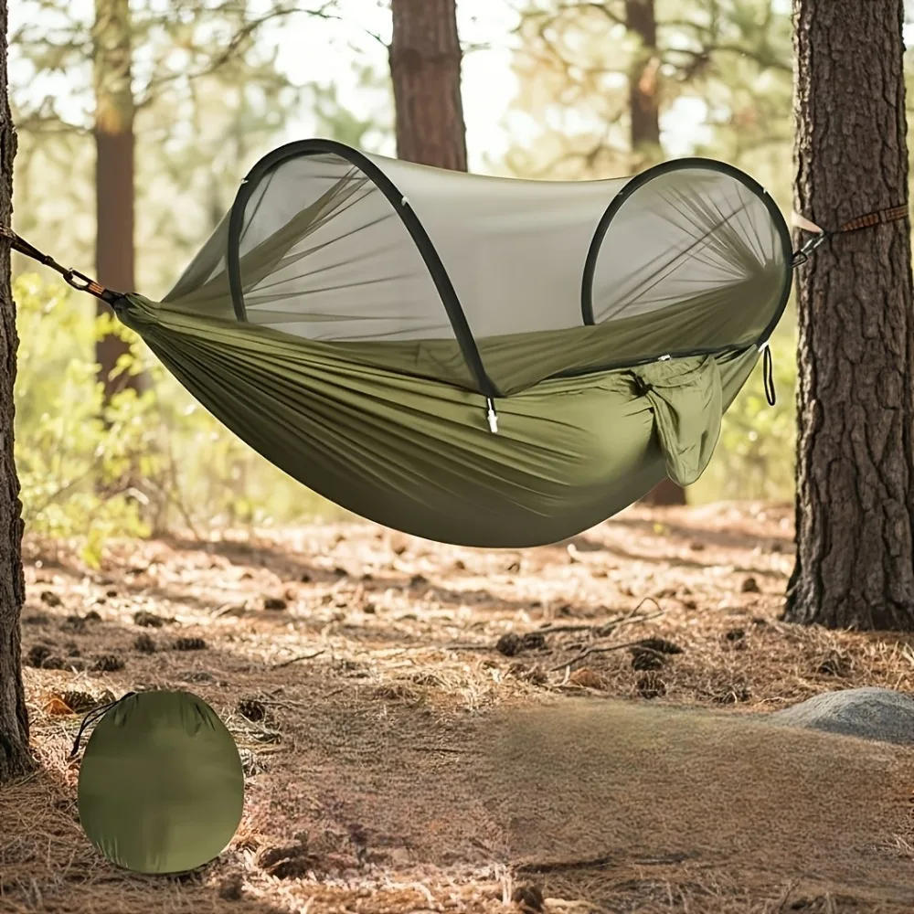 Hamaca de camping portátil, in - Double Hammock Portable Parachute Nylon reseña y precio