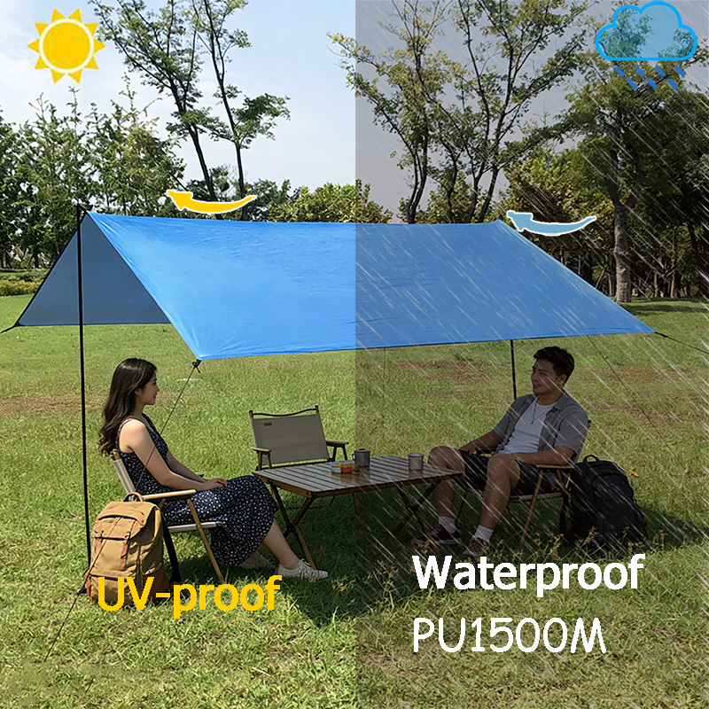 Lona de camping de 3x3 m, told - Hammock Rain Fly Tarp Waterproof 3X3M reseña y precio