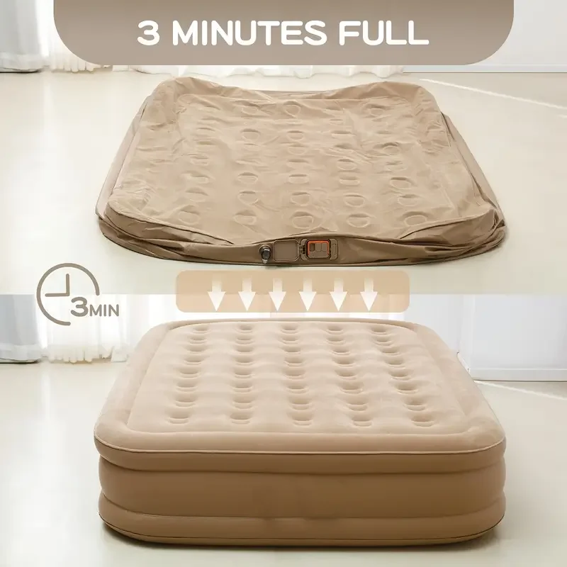 Colchón Inflable de PVC para I - Camping Air Mattress Built In Pump reseña y precio