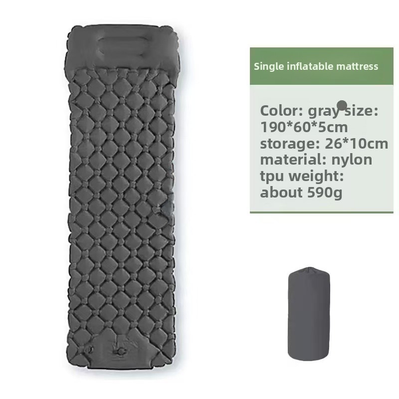Colchoneta Inflable Resistente - Inflatable Camping Sleeping Pad Pillow reseña y precio