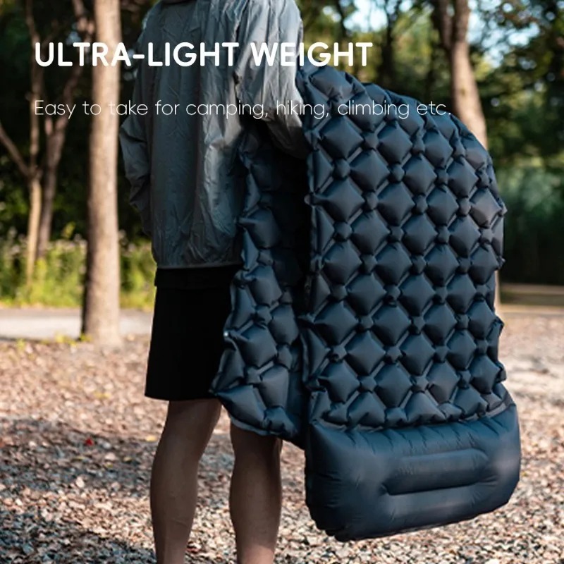 Colchones inflables para acamp - Inflatable Camping Sleeping Pad Pillow reseña y precio