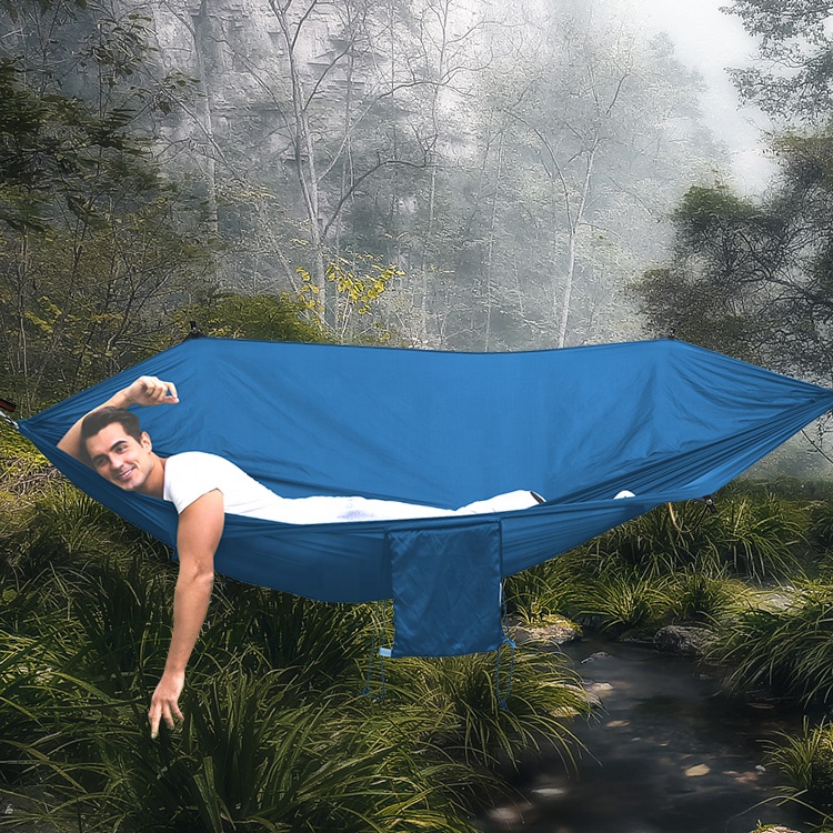 Hamacas de camping portátiles  - Double Hammock Portable Parachute Nylon reseña y precio