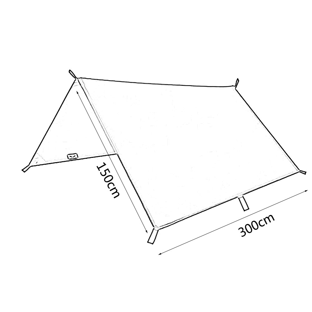 Toldo impermeable de 3x3m, ref - Hammock Rain Fly Tarp Waterproof 3X3M reseña y precio