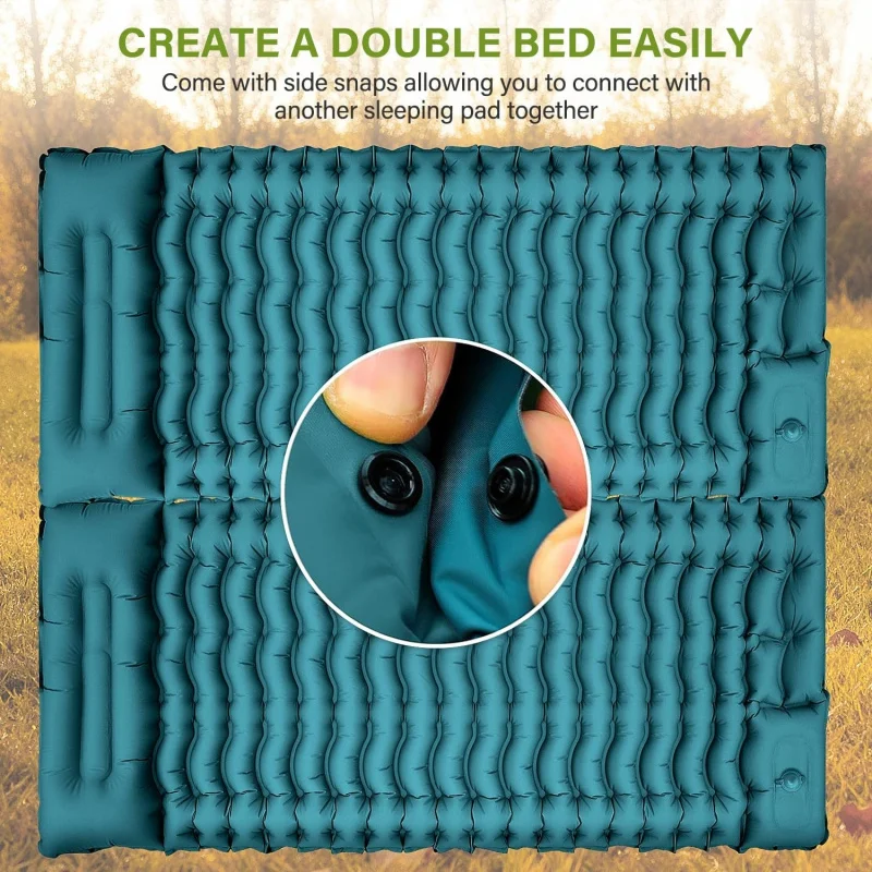 Colchonetas Inflables para Dor - Inflatable Camping Sleeping Pad Pillow reseña y precio