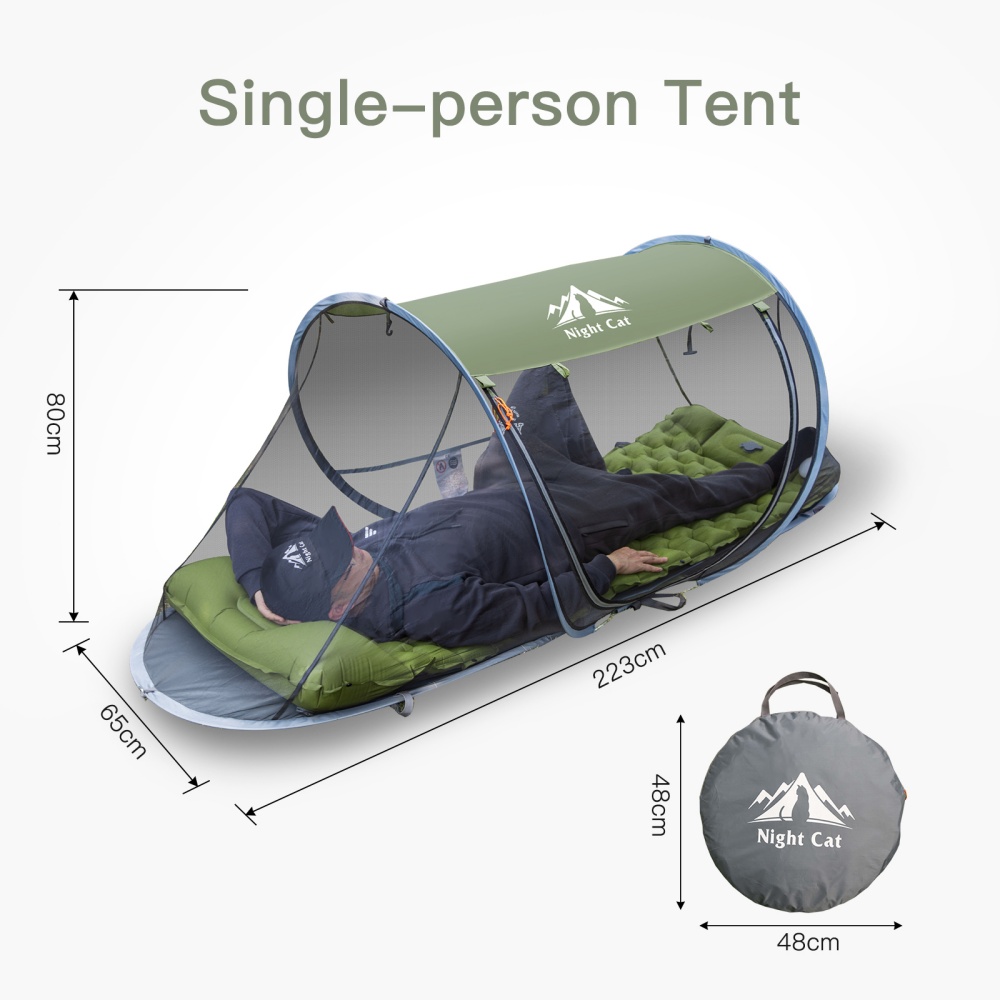 Tienda de campaña pop-up Night - Camping Hammock With Mosquito Net Rainfly reseña y precio